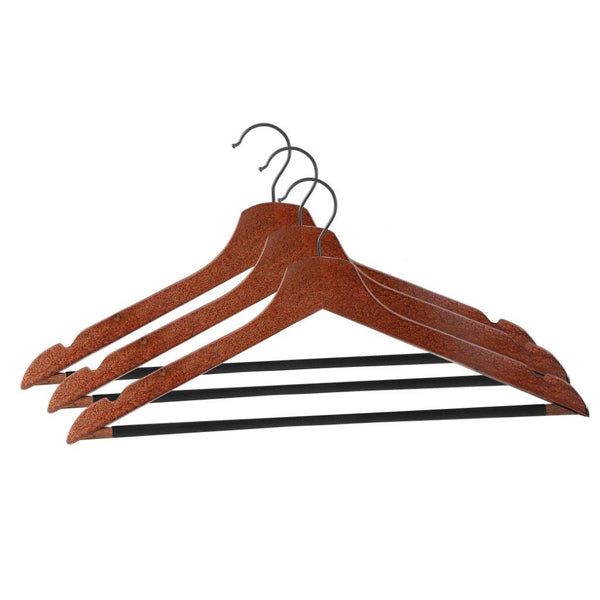 Colourful Wooden Wardrobe Cloth Hangers Pack of 3 Pcs 44*22 cm