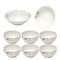 Ceramic Dinnerware Serveware Abstract Pattern Bowl Set of 7 Pcs 7pcs set (4.5"/8")