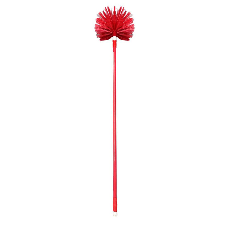 Plastic Flowerhead Cobweb Remover Ceiling Dust Cleaning Brush Household Cleaning Tool 180 cm