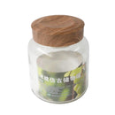 Bamboo Lid Glass Jar Glassware Storage Container 2640 ml/11*24 cm