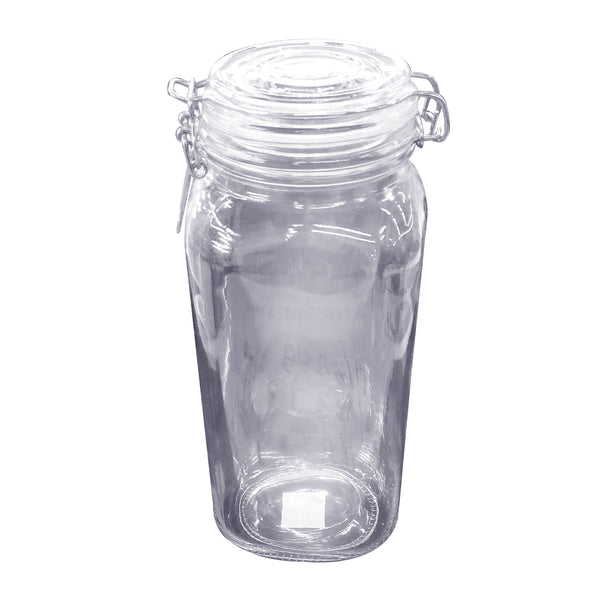 Airtight Glass Lid Glass Jar Glassware Storage Container 1600 ml/8.5*15 cm