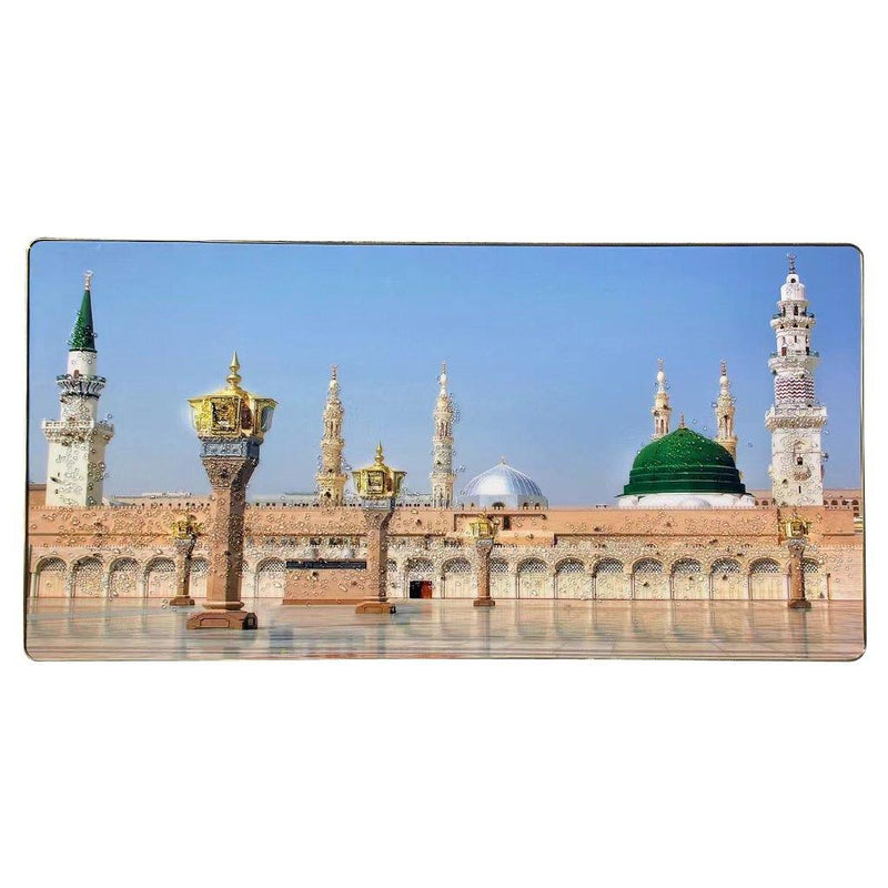 Home Decor Landscape MDF Frame Wall Art Islamic Calligraphy Print Ayah Picture Frame 60*120 cm