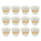 Ceramic Coffee Cawa Shafee Cup Set of 12 Pcs Abstract Print 75 ml