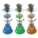 Premium Design Single Shisha Hookah Argileh Complete Kit with Hose 26*10.5 cm