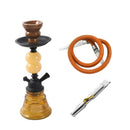 Premium Design Single Shisha Hookah Argileh Complete Kit with Hose 24*10.5 cm