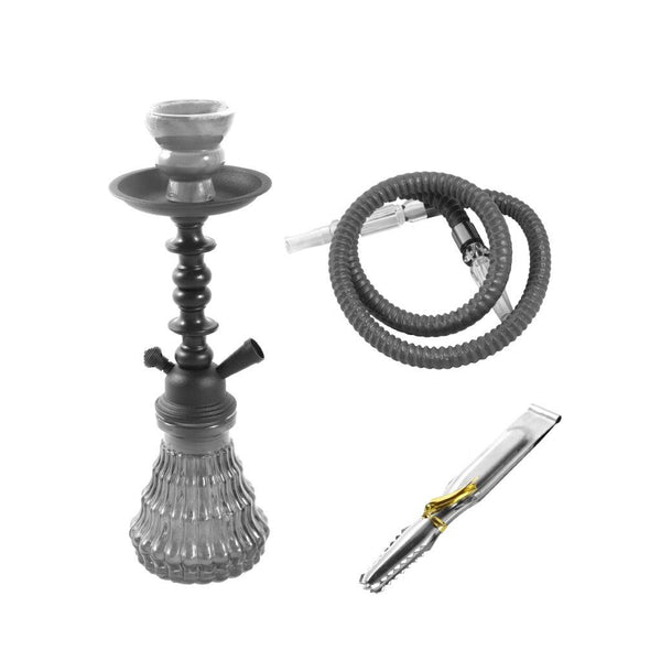 Premium Design Single Shisha Hookah Argileh Complete Kit with Hose 28.5*10.5 cm