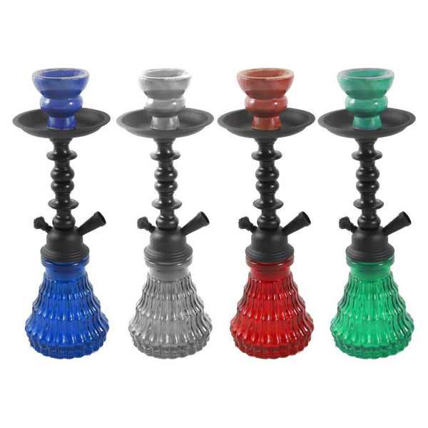 Premium Design Single Shisha Hookah Argileh Complete Kit with Hose 28.5*10.5 cm