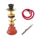 Premium Design Single Shisha Hookah Argileh Complete Kit with Hose 26*10.5 cm