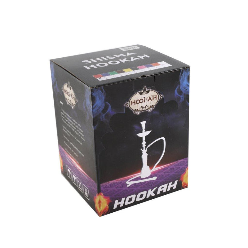 Premium Design Single Shisha Hookah Arguileh Complete Kit with Hose 48*17 cm