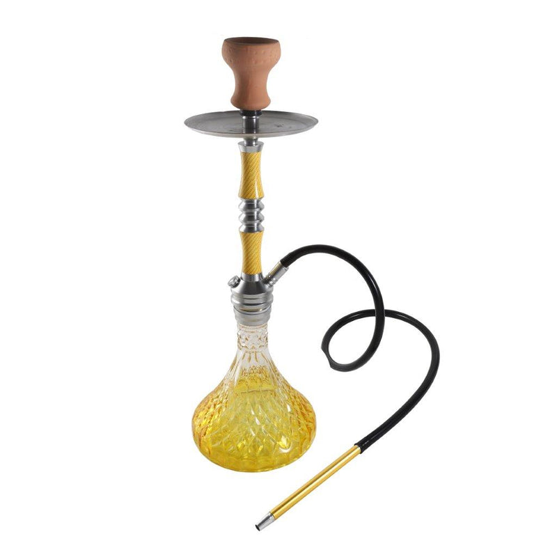 Premium Design Single Shisha Hookah Argileh Complete Kit with Hose 47.5*17 cm