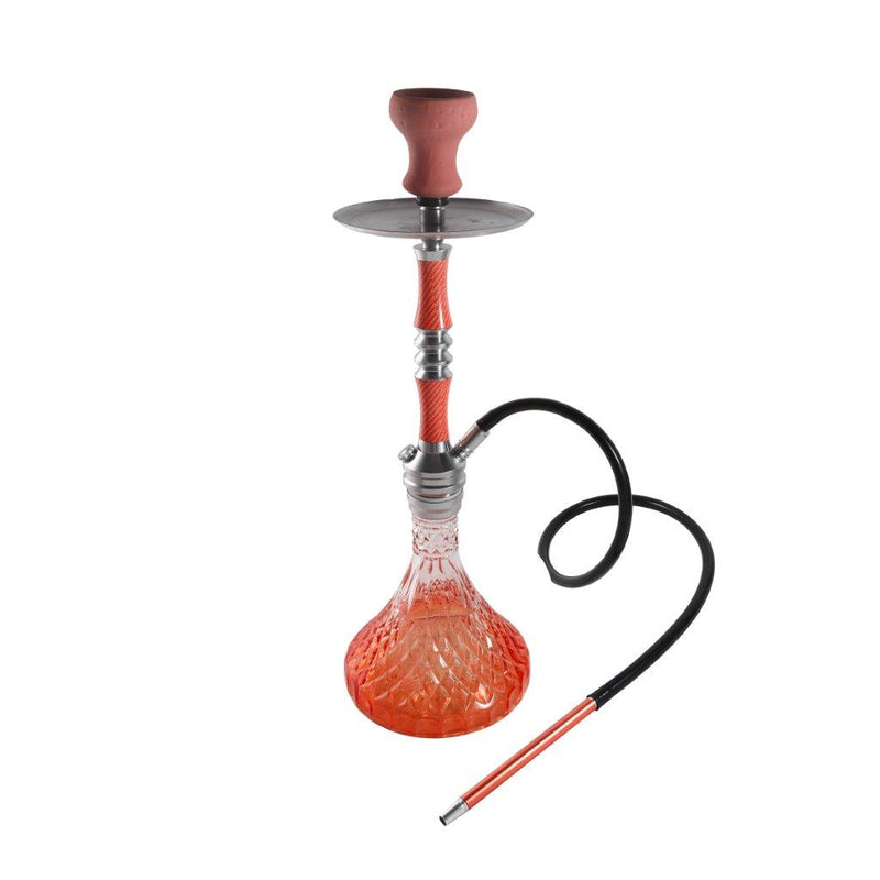 Premium Design Single Shisha Hookah Argileh Complete Kit with Hose 47.5*17 cm