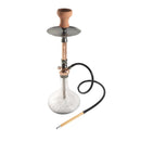 Premium Design Single Shisha Hookah Arguileh Complete Kit with Hose 47.5*17 cm