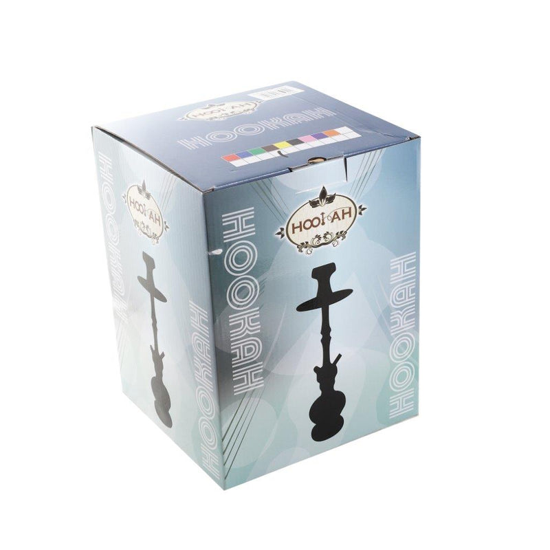 Premium Design Single Shisha Hookah Arguileh Complete Kit with Hose 46.5*17 cm