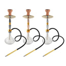 Premium Design Single Shisha Hookah Arguileh Complete Kit with Hose 46.5*17 cm