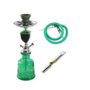 Premium Design Single Shisha Hookah Arguileh Complete Kit with Hose 34.5*13.5 cm