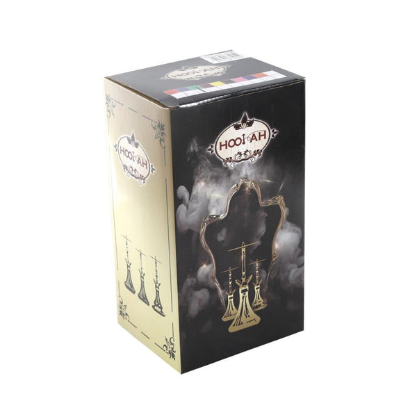 Premium Design Single Shisha Hookah Arguileh Complete Kit with Hose 34.5*13.5 cm