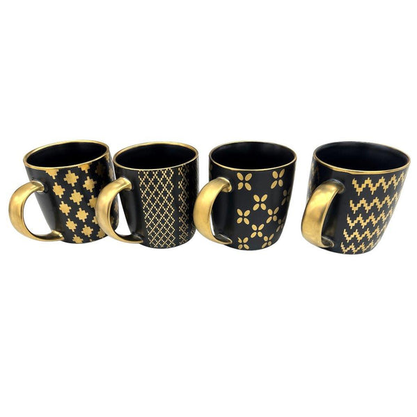 Ceramic Coffee Mug Abstract Print Design 8.5*9 cm