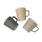 Coloured Ceramic Coffee Mug with Lid Plain Print Design 9.5*10.5 cm