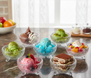 Glass Ice Cream and Dessert Bowl Set of 6 Pcs