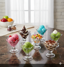 Glass Ice Cream & Dessert Bowl Set/6 Pcs 12.5*12/200 ml