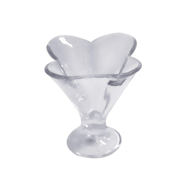 Crystal Cut Glass Ice Cream and Dessert Bowl Set of 6 Pcs 12.5*12/200 ml