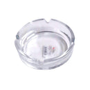 Crystal Cut Modern Clear Round Glass Ashtray 11*9.5/250 ml