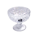 Crystal Cut Glass Footed Ice Cream and Dessert Bowl Set of 4 Pcs 12*10.5 cm