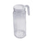 Clear Glass Water and Beverage Jug with Lid and Handle 23.7*8 cm