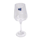 Premium Lead Free Glass Footed Goblet Tumblers Set of 6 Pcs 6*21 cm