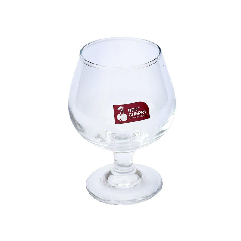 Premium Lead Free Glass Footed Goblet Tumblers Set of 6 Pcs 13*6.5 cm