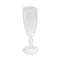 Premiun Lead Free Glass Flute Tumblers Set of 6 Pcs 6*19.5 cm