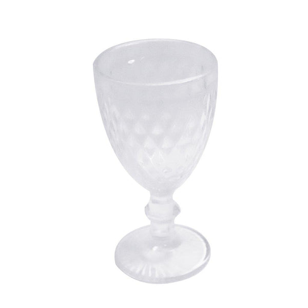 Premiun Lead Free Glass Goblet Tumblers Set of 6 Pcs 9*16.8 cm