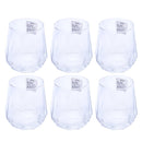 Premium Lead Free Glass Goblet Tumblers Set of 6 Pcs 310 ml