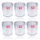 Premium Lead Free Glass Tumblers Set of 6 Pcs 240 ml