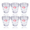 Premium Lead Free Glass Tea Cup Set of 6 Pcs 145 ml