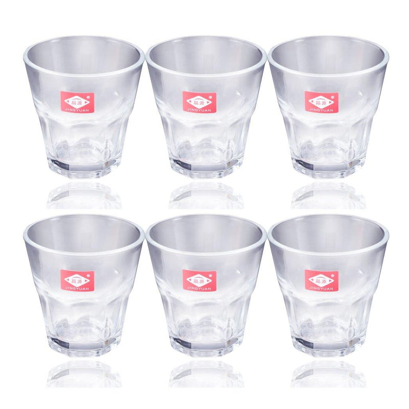 Premium Lead Free Glass Tea Cup Set of 6 Pcs 145 ml