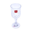 Premium Lead Free Glass Footed Tumblers Set of 6 Pcs 160 ml