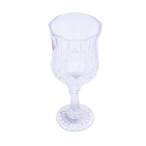 Premium Lead Free Glass Footed Tumblers Set of 6 Pcs 230 ml