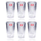 Premium Lead Free Glass Tumblers Set of 6 Pcs 300 ml