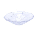 Crystal Glass Serving Dish Round Fruit Plate 25*7 cm