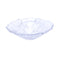 Crystal Glass Serving Dish Round Fruit Plate  25*7 cm