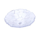 Crystal Glass Serving Dish Round Fruit Plate  25*7 cm