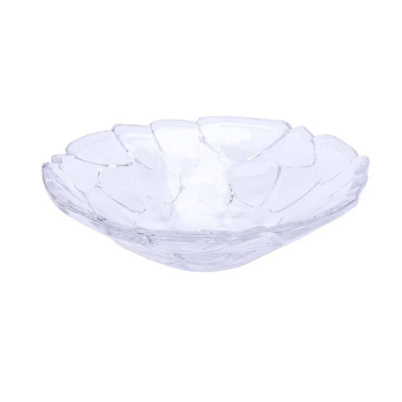 Crystal Glass Serving Dish Round Fruit Plate 29.5*9 cm