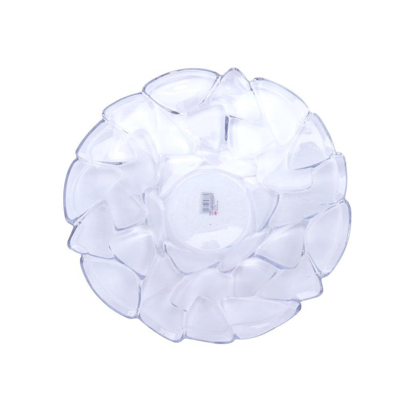 Crystal Glass Serving Dish Round Fruit Plate 36*7 cm