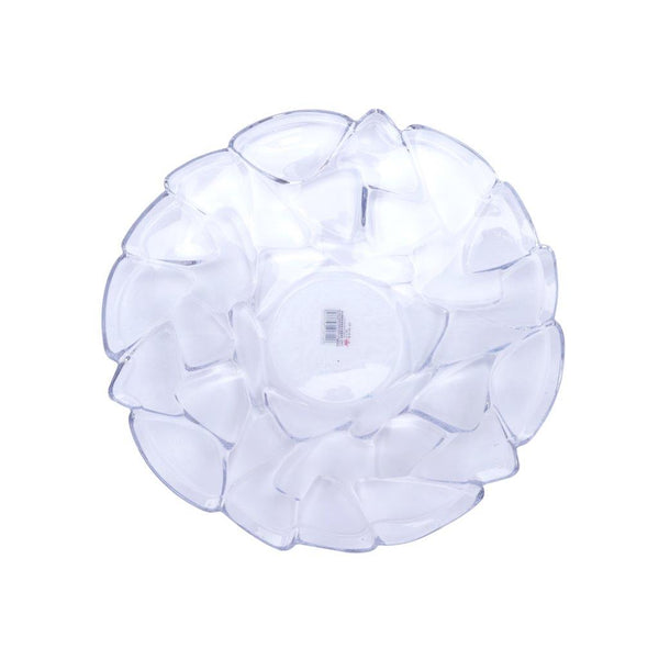 Crystal Glass Serving Dish Round Fruit Plate  36*7 cm