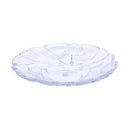 Crystal Glass Serving Dish Round Fruit Plate 36*7 cm