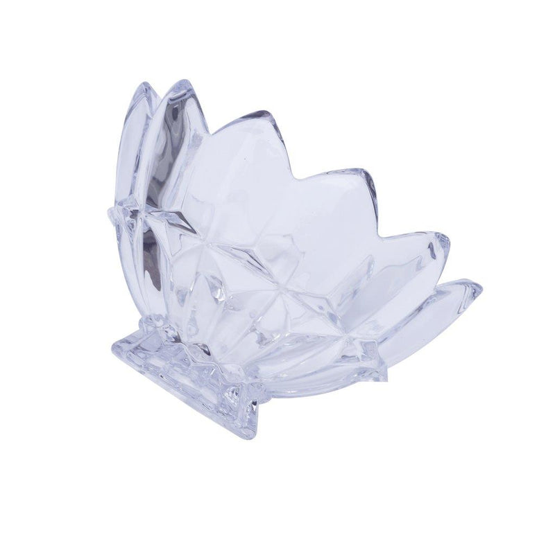 Crystal Cut Glass Fruit Bowl Salad Pasta Serving Bowl 25*15 cm