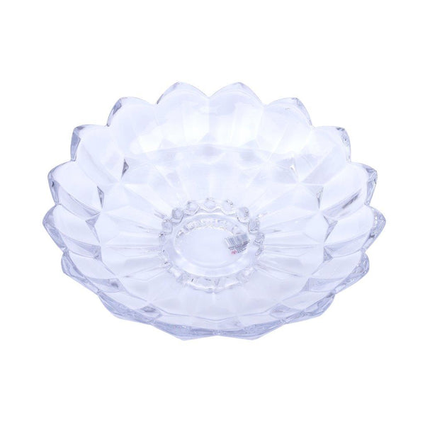 Crystal Glass Serving Dish Round Fruit Plate  31.5*9 cm