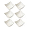 White Ceramic Fine Porcelain Serving and Dipping Bowl Snacks Fruits and Nuts Bowl Set of 6 Pcs 9*4.3 cm