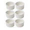 White Ceramic Fine Porcelain Serving and Dipping Bowl Snacks Fruits and Nuts Bowl Set of 6 Pcs 9.5*4.6 cm